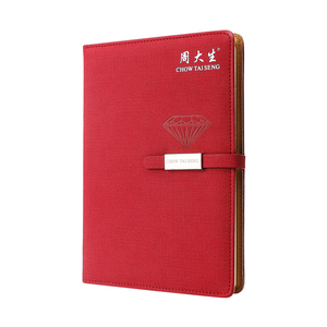 Diario di pianificazione giornaliero personalizzato A5 con copertura in pelle sintetica, chiusura elastica e segnalibro a nastro per uso ufficio e studente - Product Image 2