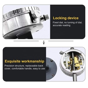Mechanical <strong>Pointer</strong> Dial Indicator, Measure Instrument Tool, Gauge Meter Precise 0.01mm Resolution - Product Image 2