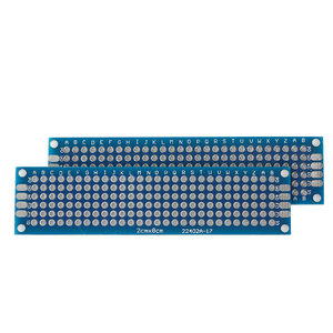 両面プロトタイプPCB DIY10pcsユニバーサルプリントPCB回路基板ブルーカスタムPCBボード - Product Image 1