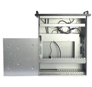 8U ATX ordenador LCD servidor caso AI servidor chasis con Panel táctil teclado plástico aleación de aluminio estilo con ventilador 8U Rack - Product Image 4