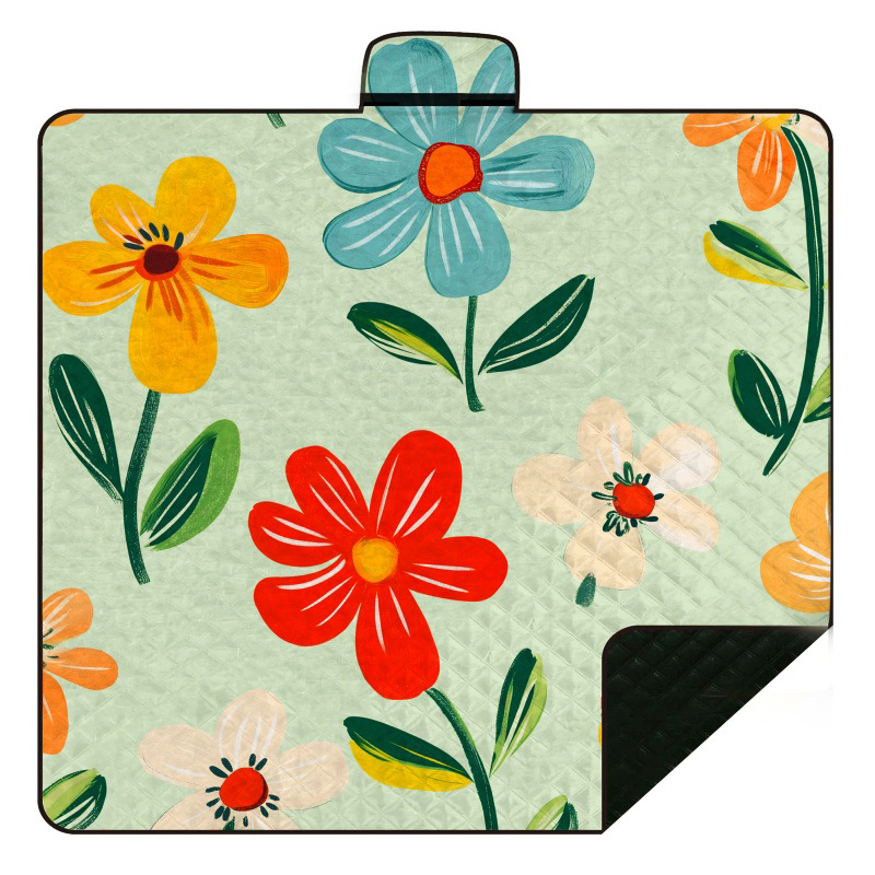 Manta de picnic ultrasónica con diseño, modelo 9.