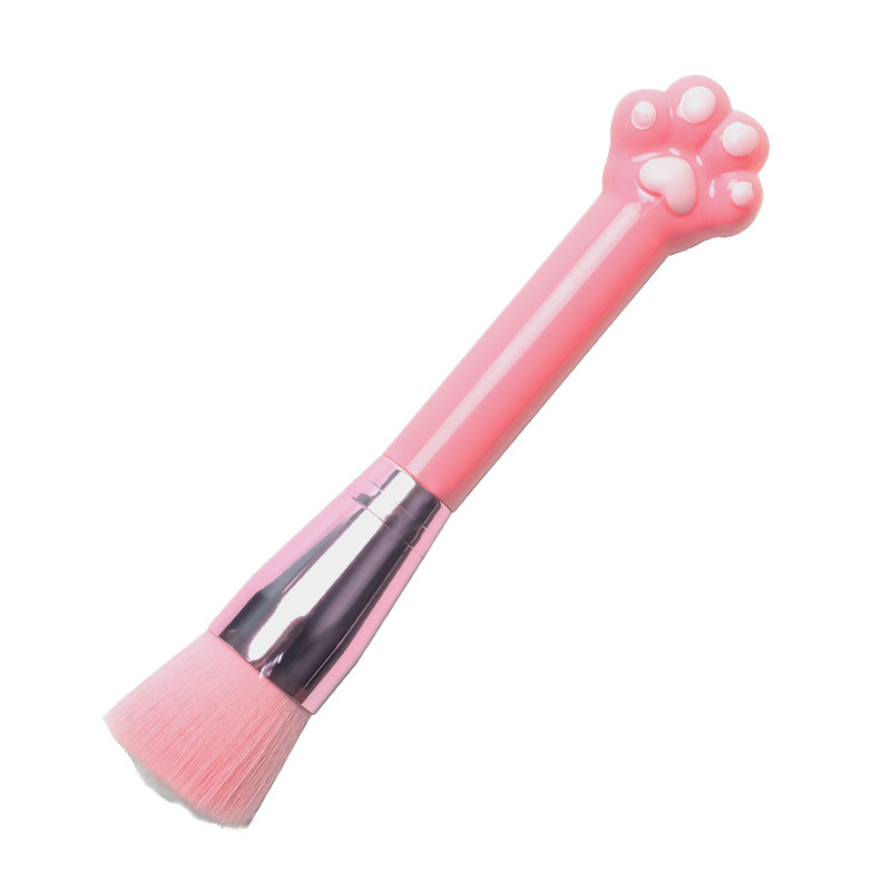 Cute powder wool powder handle