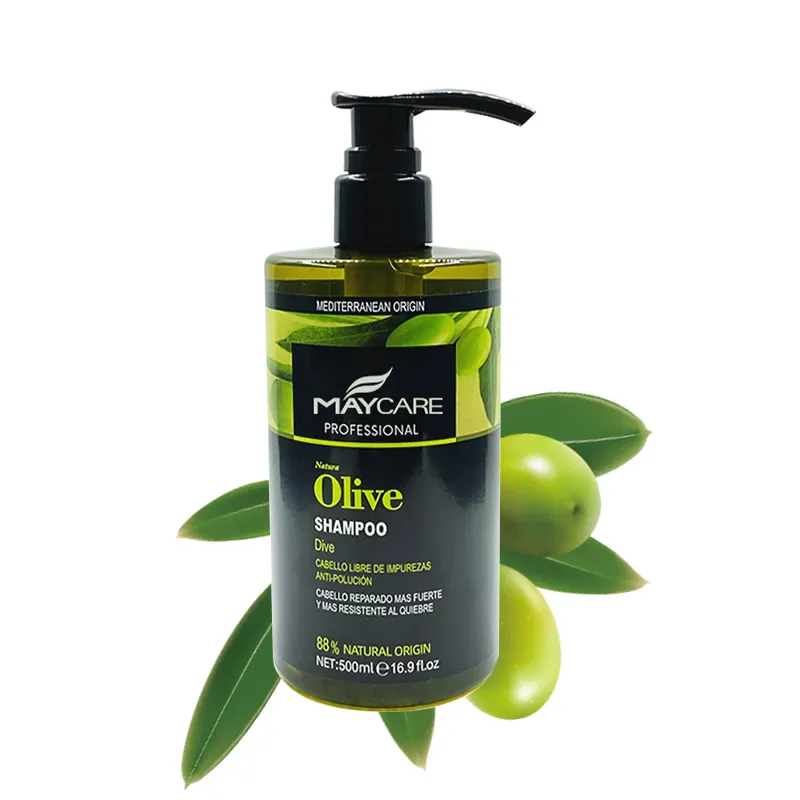 Mejor fabricante de champú para el cabello al por mayor champú de oliva natural orgánico marcas de champú
