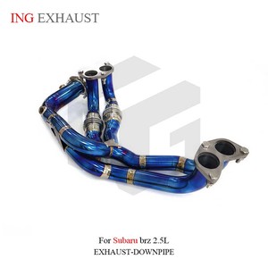 Yüksek kaliteli titanyum alaşımlı egzoz sistemi başlıkları Subaru Brz 2.5L için yüksek akış performansı ile otomatik dönüm boru parçaları - Product Image 5