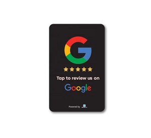 Código QR personalizado Reseñas de Google Tarjetas NFC Impulsa tus reseñas Material de PVC Durable Contctless Business Rfid Smart Cards - Product Image 2