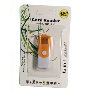 Ad alta velocità Multi-funzione USB2.0 lettore di schede 15 in 1 480 mbps Micro Memory Card Smart Reader per Samsung Xiaomi Macbook - Product Image 5