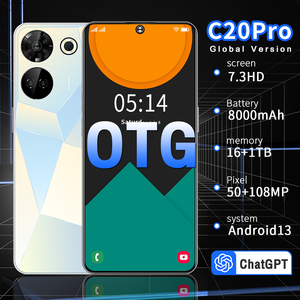 โทรศัพท์มือถือแอนดรอยด์5g 8000mAh C20pro ขนาด7.3นิ้วผลิตตามสั่ง - Product Image 2