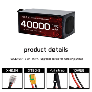Orijinal üretim 6s 10c 3.7v 40ah lityum pil katı hal lityum pil büyük Drone modelleri için uzun vadeli uçuş - Product Image 5