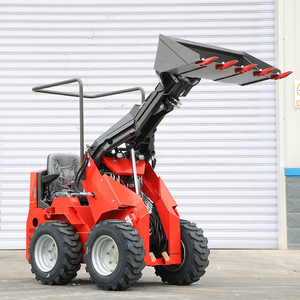 Mini MINICARGADORA pequeña maquinaria de carga 380kg tipo rueda MINICARGADORA precio barato para la venta - Product Image 2
