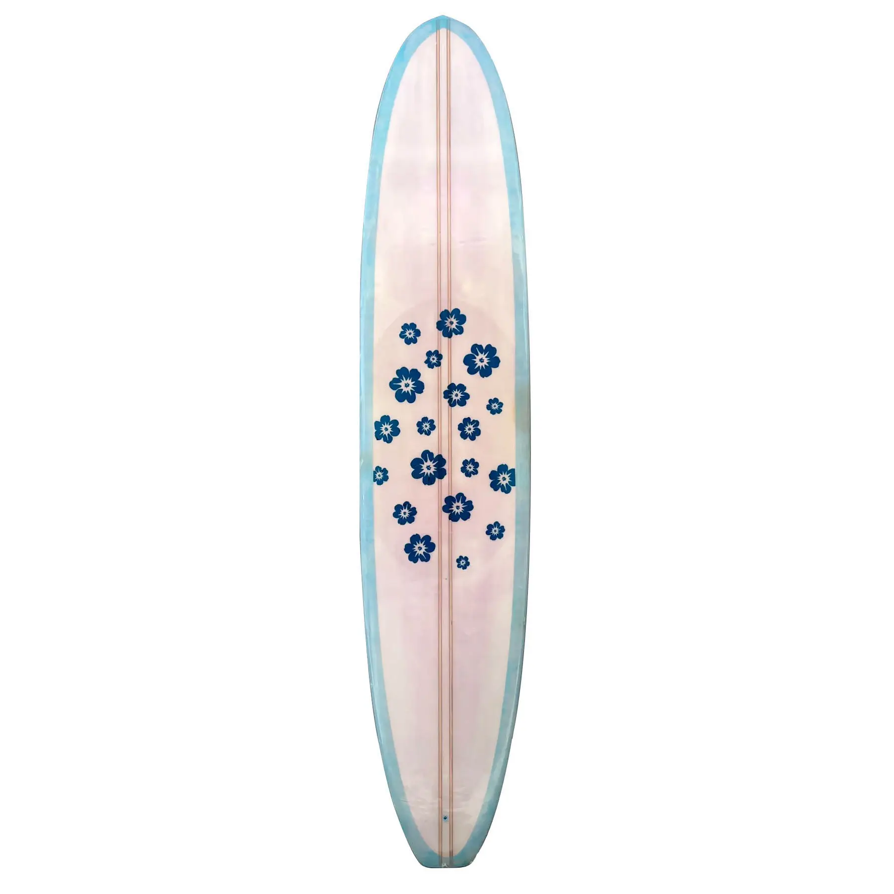Penggunaan berselancar Exopy papan Surfboard sirip biru profesional pribadi gelombang Surfing Longboard