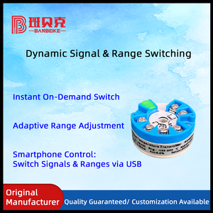 Thông minh 0-10V RTD nhiệt độ sensorpt100 Lập Trình Nhiệt độ <span class=keywords><strong>Transmitter</strong></span> đầu USB kết nối cặp nhiệt điện đầu gắn kết cụ - Product Image 5