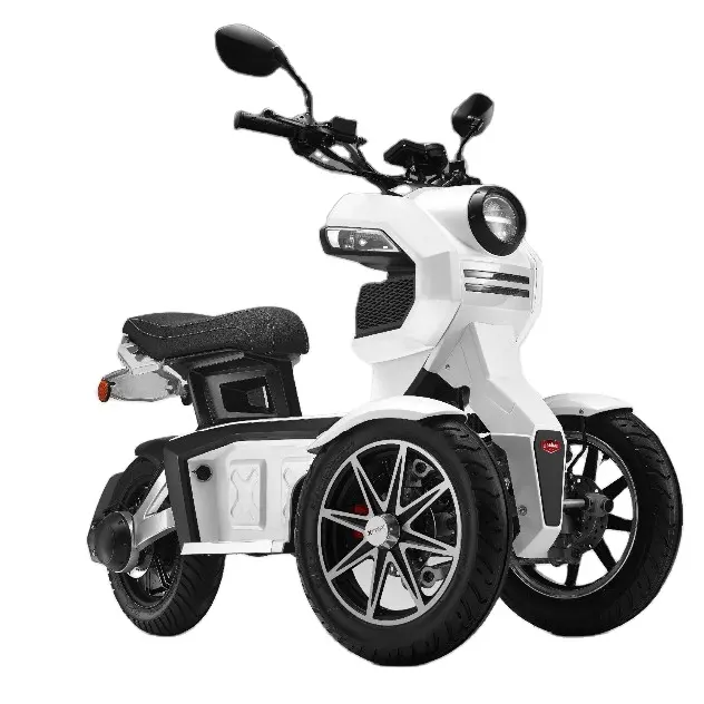 EEC 60V26AH 3000W Powerful High Speed Germany Three Wheels Tricycles Electric Scooter Motorcycle For Adults Itank For One Person