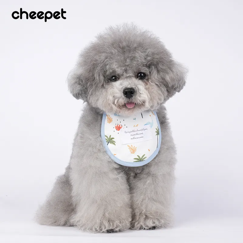 Thiết Kế Vật Nuôi Quần Áo Polyester Con Chó Cổ Áo Bandana Mô Hình Mèo Bandana Pet Khăn Bib Khăn