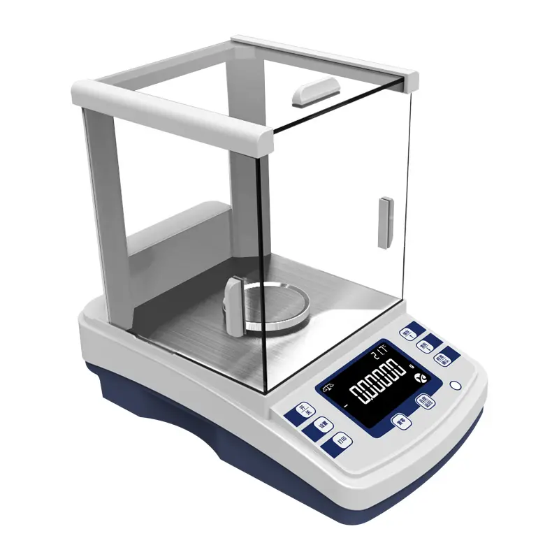 Balanza electrónica de calibración automática de laboratorio 1/10,000