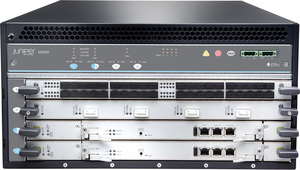 Juniper MX240 100 Mbit/s Ethernet-Switch PoE Stapelbarer SNMP QoS VLAN mit Anschluss und Kabel-Wacholder-Router auf Lager