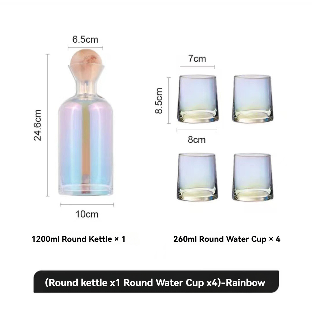 Rainbow-1 Kettle+4 Cups