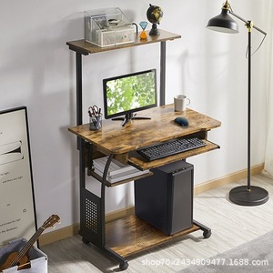 Wooden <strong>Computer</strong> Study <strong>Table</strong> PC Laptop Desk <strong>with</strong> Printer <strong>Shelf</strong> - Product Image 6