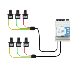 Rayfull TC55M-RJ-2 Trifásico Trilho DIN RJ12 Entrada Fácil Clique <span class=keywords><strong>Multi</strong></span> Circuito Medição RS485 Modbus Medidor De Energia Submeter