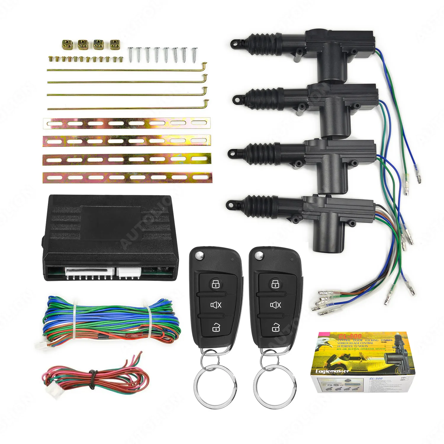 Verrouillage central universel de haute qualité 12V One Control Three avec système de verrouillage de porte de voiture télécommandé