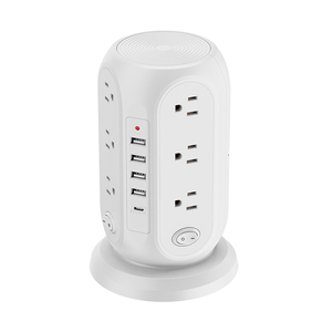 New Design <strong>12</strong> Way+4 USB Ports+1 Type-c Us Electric Multi Plug Power <strong>Socket</strong> Extension Power <strong>Socket</strong> Ac Power <strong>Socket</strong> - Product Image 1