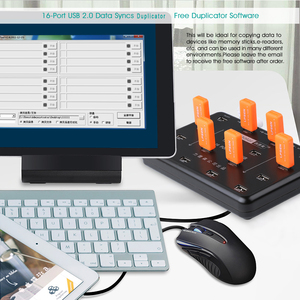 Sipolar A-100 16端口usb 2.0集线器多个USB闪存盘复制器/USB记忆棒 - Product Image 4