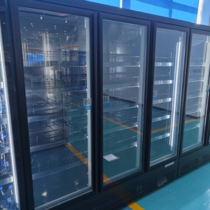 Siêu thị Máy làm lạnh 1 2 3 4 thẳng đứng cửa kính đồ uống mát tủ lạnh tủ lạnh trưng bày - Product Image 3