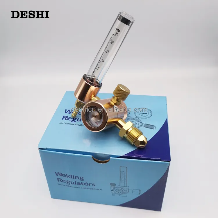 Đồng hồ đo lưu lượng khí Argon Xi lanh khí giảm áp Dụng cụ điều chỉnh áp suất dòng chảy van deshi