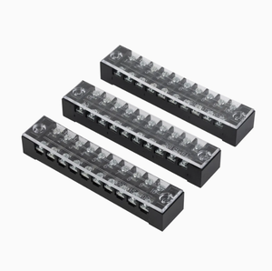 Factory-Premium Copper <strong>Terminal</strong> <strong>Blocks</strong> High Quality 15A-100A Double Row Screw <strong>Terminals</strong> <strong>Fixed</strong>-Type Fence in Tb Series - Product Image 3