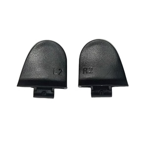 2024 Black Replace R1 L1 R2 L2 Triggers Buttons for PS3 PS4 Pro Slim PS5 Controller Game <strong>Key</strong> with Spring - Product Image 2