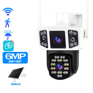3 Screens HD Network Smart Dual Lens Cloud Storage PTZ Human Detection IP Wireless Wifi Auto Track Zoom CCTV Security <strong>Camera</strong> - Product Image 1