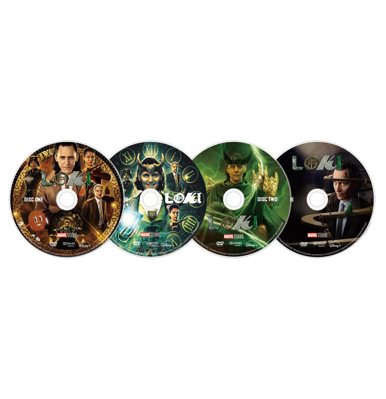 Loki Seizoen 1-2 Nieuwste Dvd Film 4 Schijf Fabriek Groothandel Hot Verkoop Dvd Films Tv-Serie Boxset Cd Cartoon Blueray Gratis Schip