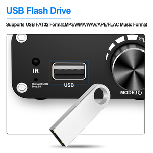 VIRE Sistema de cine en casa Amplificador de audio digital Clase D 2,0 Estéreo HIFI Fiebre Grado Bluetooth 5,3 Computadora Amplificador digital de escritorio - Product Image 4