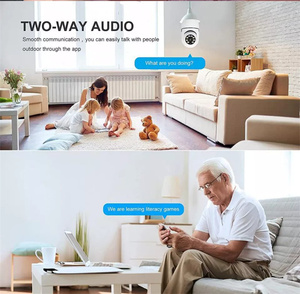 巧妙且经济高效的WiFi智能灯泡摄像头360整个房间的家庭监控 - Product Image 2
