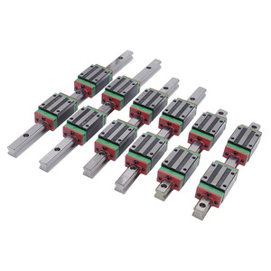 2pc HGR20 HGH20 Square Linear <strong>Guide</strong> Rail + 4pc Slide <strong>Block</strong> Carriages HGH20CA/flang HGW20CC <strong>CNC</strong> <strong>Router</strong> Engraving Linear Slider - Product Image 5