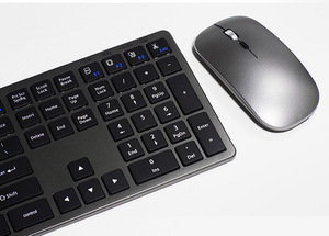 背光无线键盘和鼠标组合可充电无线蓝牙键盘，适用于谷歌Chromecast ipad Pro 9.7