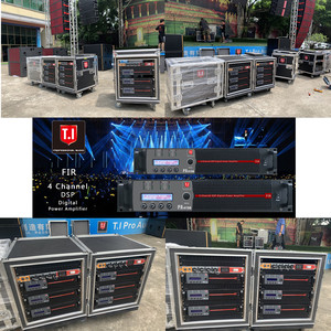 <strong>Four</strong> Channel Digital DSP Amp Professional Sound Equipment Audio Amplifiers Speaker 4 <strong>Input</strong> and 4 <strong>Output</strong> DSP Amplifiers - Product Image 4