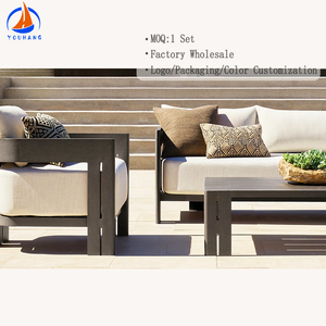 Thiết Kế Hiện Đại Tối Giản Miami Ecolene Đồ Nội Thất Ngoài Trời U Hình Dạng Cắt Sắt Ngoài Trời Vườn Sofa - Product Image 1