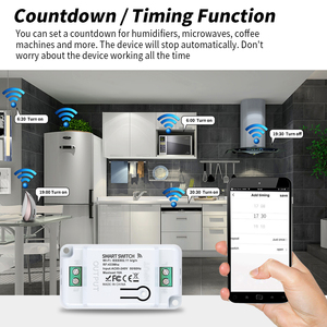 SIXWGH Cozylifei Smart Wi-Fi-Schalter Alexa/Google Home-Kompatibilität 10A Relais 433MHz Remote-Timer-Funktion Voice Wall-Schalter - Product Image 6