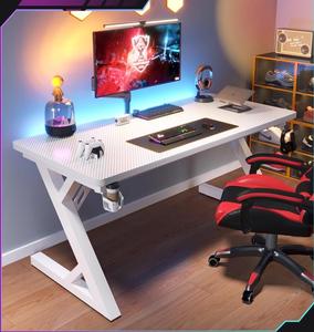 Escritorio de personal individual moderno y sencillo, mesa de jefe ajustable y duradera para uso comercial o de oficina, escritorio de ordenador que ahorra espacio - Product Image 4
