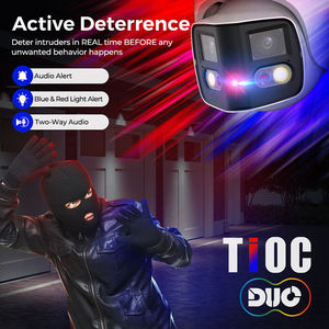 全新原装TiOC WizSense双镜头IPC-PDW3849-A180-AS-PV IP摄像机Cmos传感器双向音频和夜视 - Product Image 2