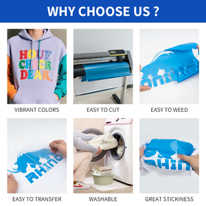 Premium PVC Heat Transfer <strong>Vinyl</strong> Roll No Cracking for Custom Apparel &amp; Textile Printing - Product Image 5