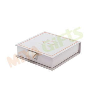 Mini blocs de papel de notas personalizados, tarjetas de recordatorio de papel para escribir notas en cubo con caja de tapa dura, organizador de escritorio - Product Image 6