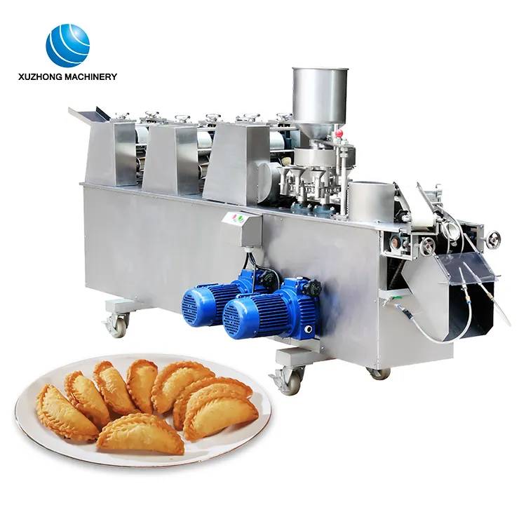 Chinese automatische fry empanada/knoedel/gyoza maker making machine