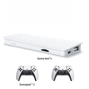 2プレーヤーコンソールセット2.4Gワイヤレス/ワイヤードゲームコントローラー4K/HD 20000 + クラシック内蔵ゲーム - Product Image 1