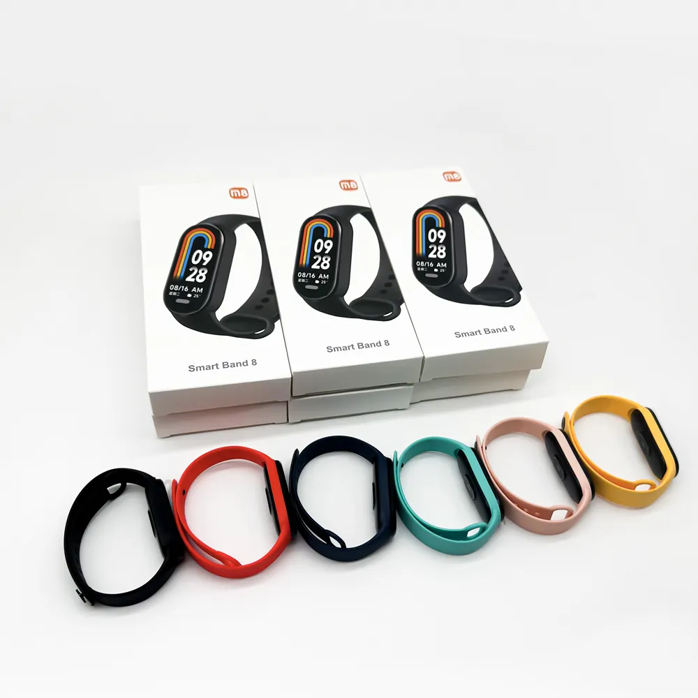 En çok satan akıllı bant M8 akıllı saat M3 M4 M5 M6 M7 Mi Band Fitness Smartband Fitpro App spor Smartwatch M8