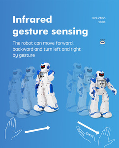 Englisch Russisch Intelligent Programming pädagogische RC Roboter Spielzeug für Kinder Tech Sing Walk interaktive Funktion RC Smart Toys Robot - Product Image 5
