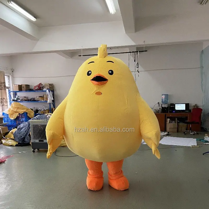 Disfraz de actuación disfraz de pollo inflable, suministro personalizado