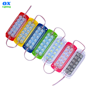 12V enjeksiyon LED modülü 12leds DC12V su geçirmez IP67 beyaz kırmızı yeşil mavi RGB Mini Smd kalıp modülü için işareti reklam - Product Image 1
