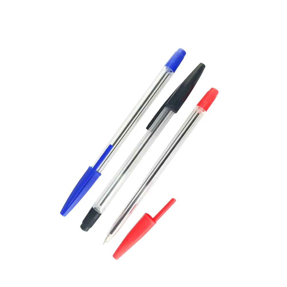 Pen Fabrikant Groothandel Eenvoudige Goedkope Plastic Balpen Promotionele Stok Balpen Terug Naar School Pen