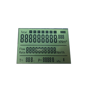 Display lcd monocromatico personalizzato di alta qualità a 7 segmenti a 6 cifre a 70 pin per distributore di carburante della stazione di servizio - Product Image 2